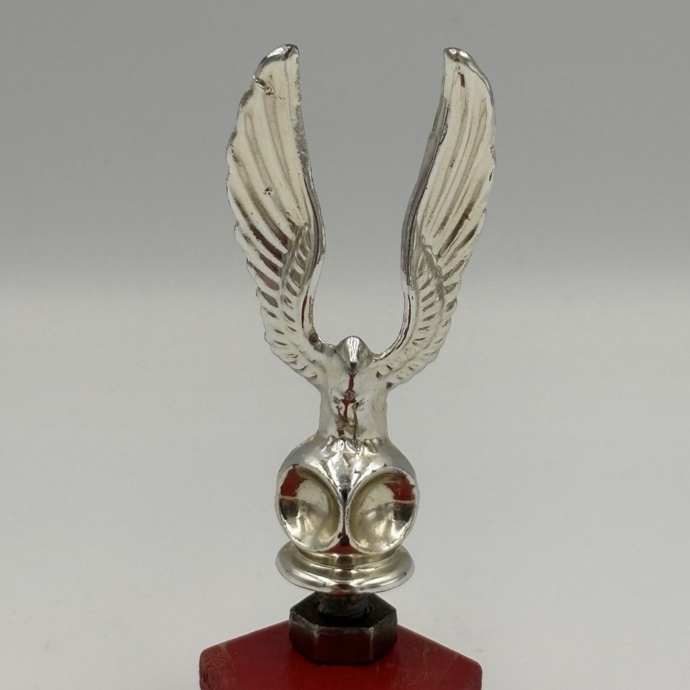 Vintage Silver Metal Majestic Eagle Trophy Topper 2.75" Decoration Accessory